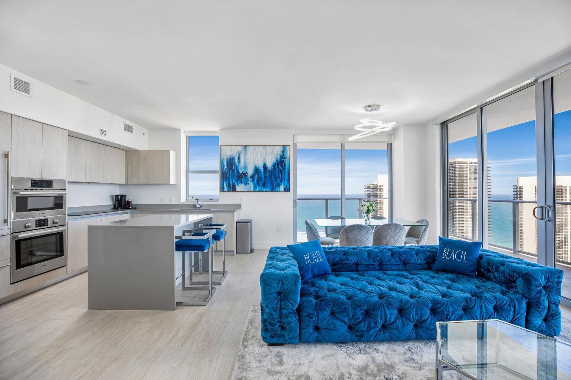 Hyde House - Millionaire 2 Bd 2 Ba Apt, Direct Ocean View, 5 Min Walk To Ocean Hollywood